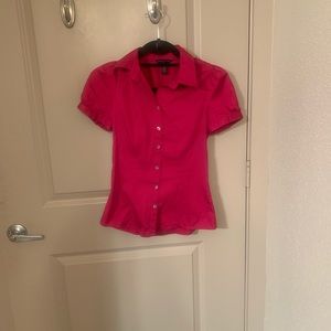 Pink button down